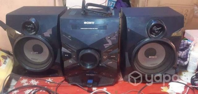 Equipo sony, usb, aux, cd, dvd, fm