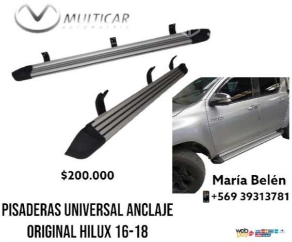 Pisadera universal anclaje original hilux 16-18