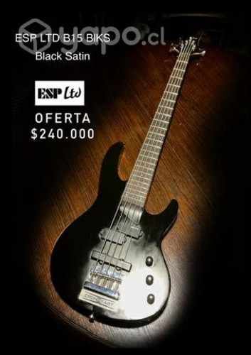 Bajo LTD ESP B15 Black Satin