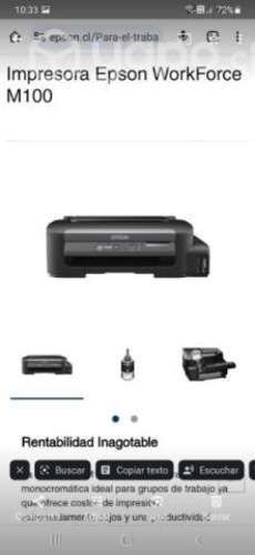 Impresora EPSON M100 ecotank