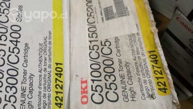 Tomen Okidata c5300 colores originales de alta