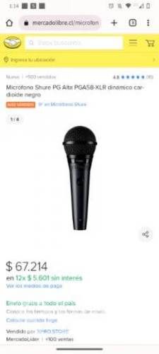 Interfaz más micrófono