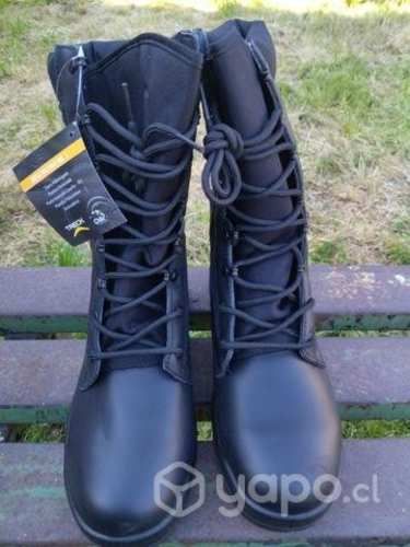 Botas tácticas, militar, nuevas, cuero legítimo
