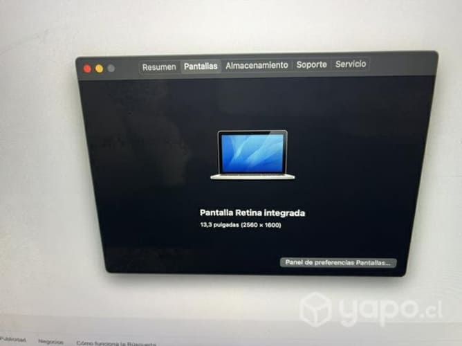 Macbook pro de 13 pulgadas