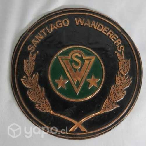 Santiago Wanderers Insignia decoración cobre años