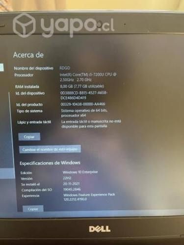 Computadora DELL INSPIRON 14