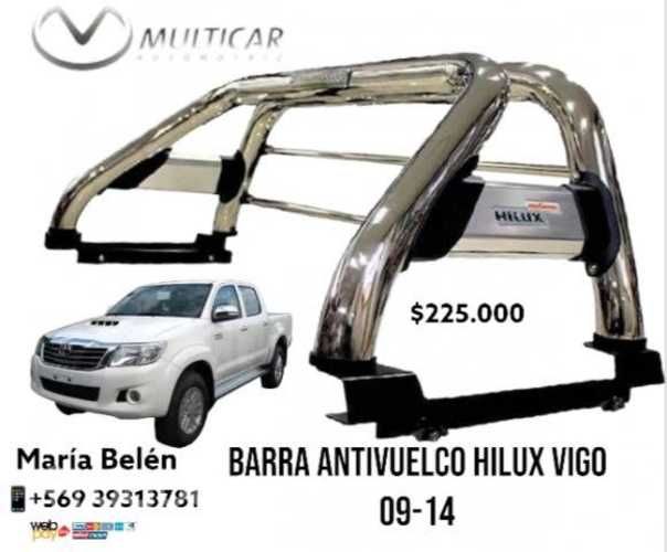Barra antivuelco hilux 09-14