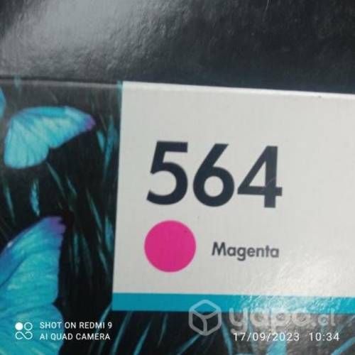 Tintas HP 564 colores originales