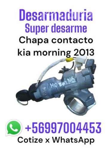 Chapa contacto Kia morning año 2013 desarmaduría