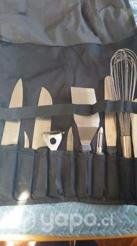 Bolso mas utensilios de cuchillos