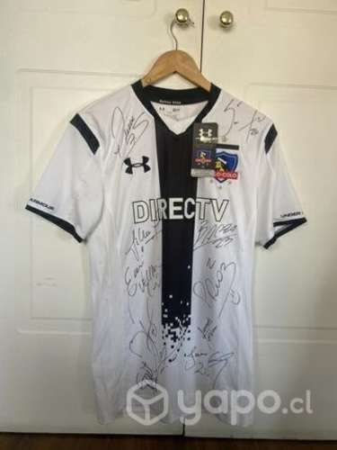 Camiseta original Colo Colo 2015 firmada