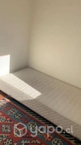 Cama y colchón Rosen 1 plaza