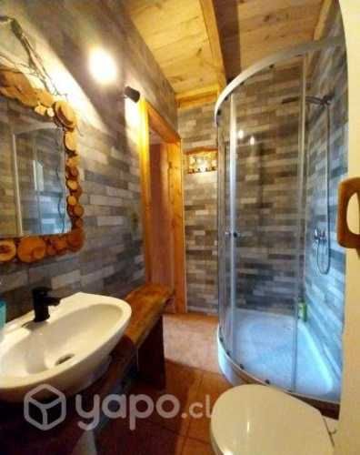 3 casas en pucón en parcela