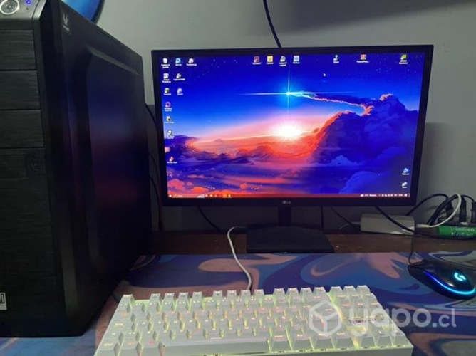 Pc gamer + monitor 75hz