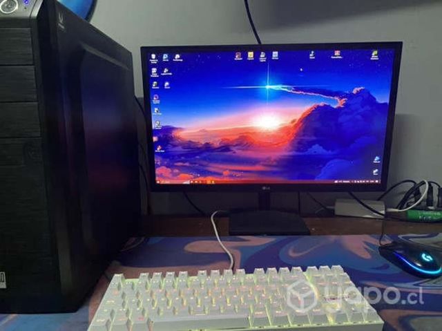 Pc gamer + monitor 75hz