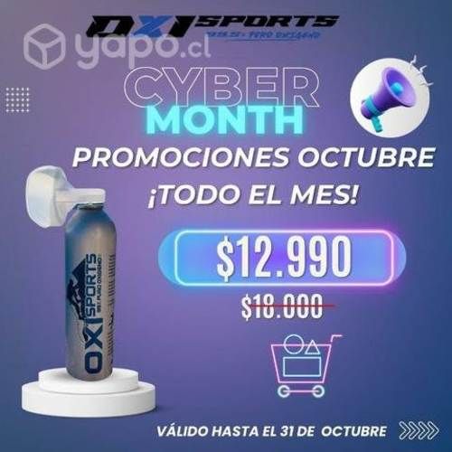 Oxígeno portátil 99,5 % de pureza