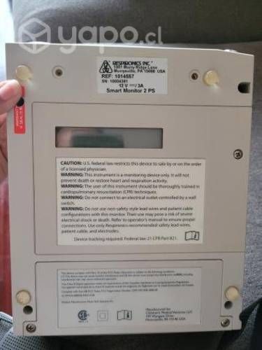 Monitor cardiorespiratorio apneas