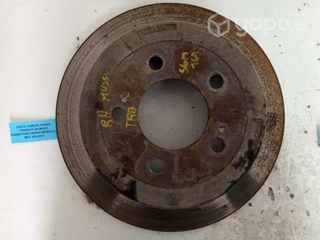 Disco Tambor Freno Trasero (SGM167) SSangYong Gran