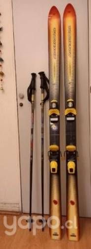 Ski Carving Rossignol + Bastones ¡Todo Impecable