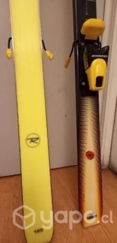 Ski Carving Rossignol + Bastones ¡Todo Impecable