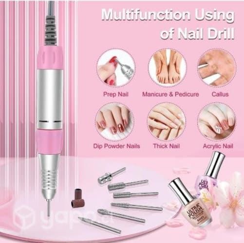 Torno de uñas inalámbrico pantalla lcd 35000RPM