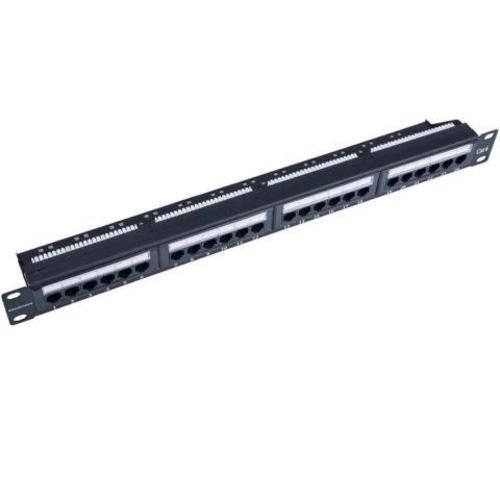 Patch panel cat6 24 puertos, con ordenador
