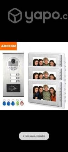 Pantalla de seguridad cámara ingreso inteligente a