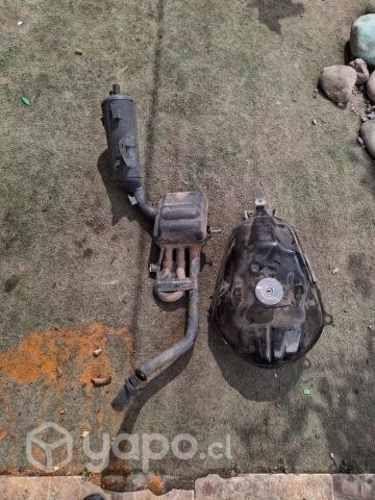 Escape y estanque de yamaha fz16