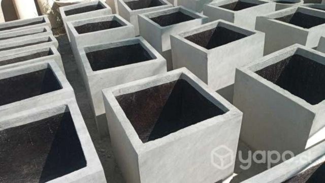 Maceteros de cemento