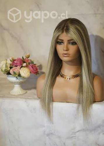 Peluca Natural 100% NA30T vainilla