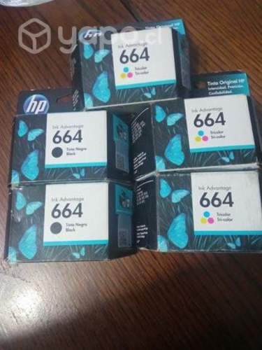 Tintas originales HP 664