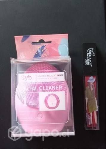 Limpiador facial de silicona + labial
