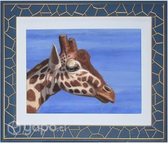 Pintura de acuarela opaca &quot;Jirafa&quot;