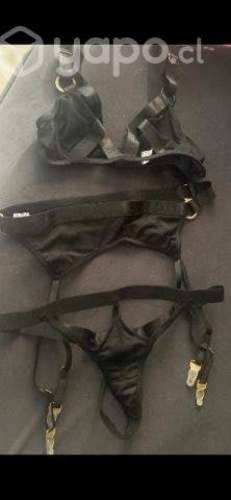 Lencería Sexy , conjuntos color negro