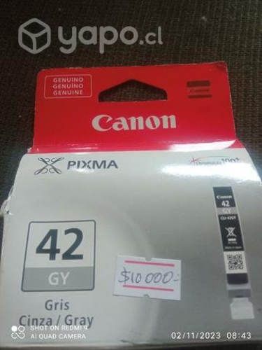 Tinta canon 42 gris original