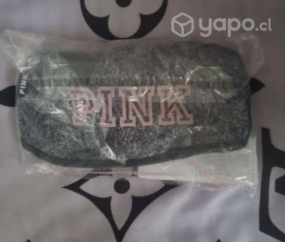 Mascarillas Cubrebocas Pink Victoria Secret Gris