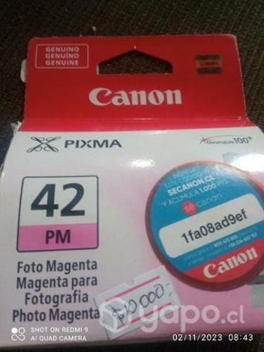Tinta canon 42 photo magenta original
