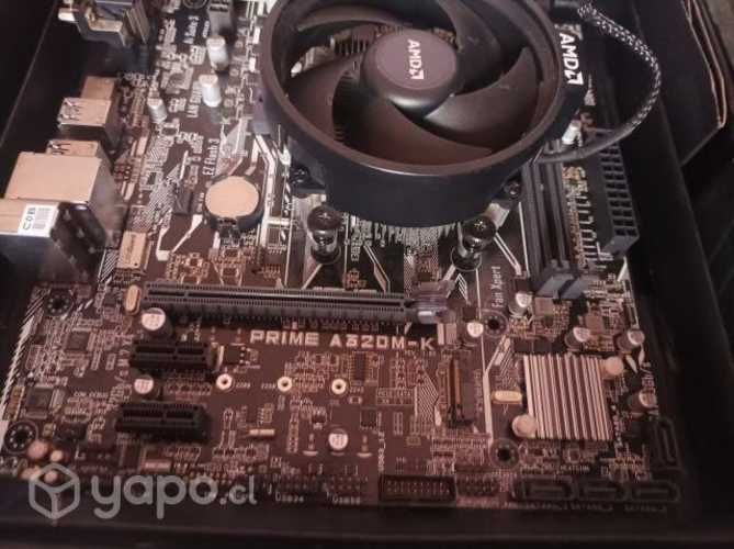 Placa Asus prime a320m-k procesador ryzen3 3200g
