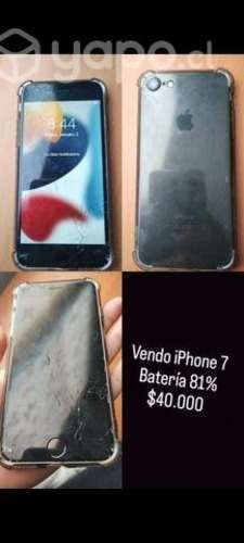 Iphone 7 colo negro