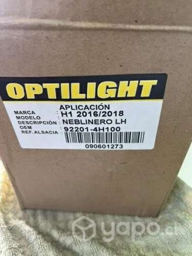 Neblineros Hyundai h1 2016