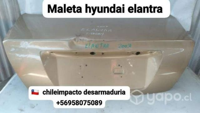Maleta Hyundai Elantra desarmaduría