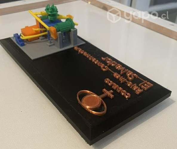 Regalo de reconocimiento impresion 3d