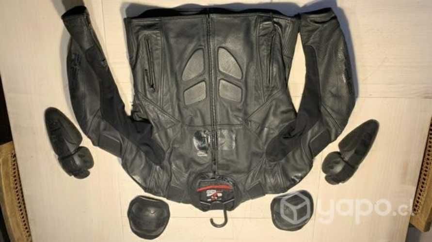 Chaqueta cuero Oxford