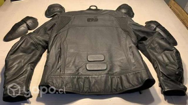 Chaqueta cuero Oxford