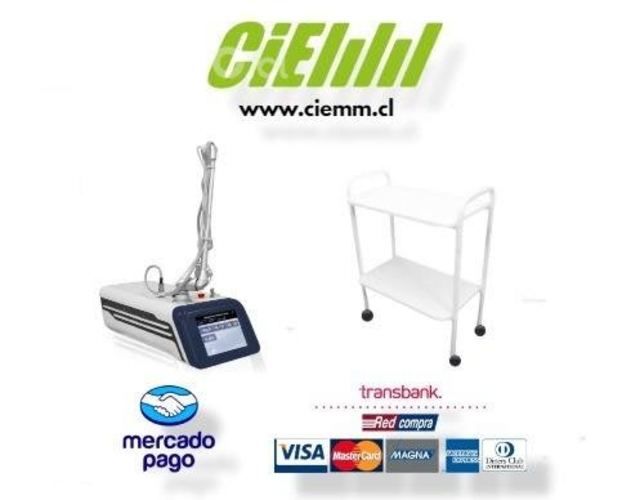 Laser CO2 fraccionado, incluye mesa auxiliar