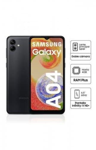 Samsung Galaxy A04 128GB Negro Nuevo
