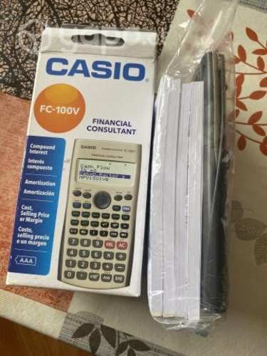 Casio Calculadora Financiera FC-100V