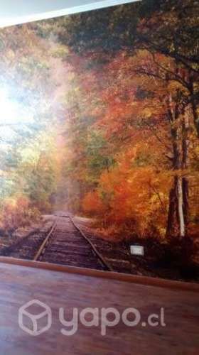 Instalacion de papel mural