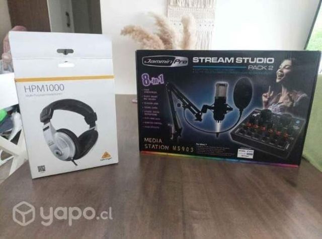 Set de grabacion + Audifonos de estudio