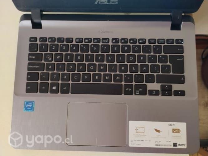 Notebook Asus SDD 512 4GB RAM 14"